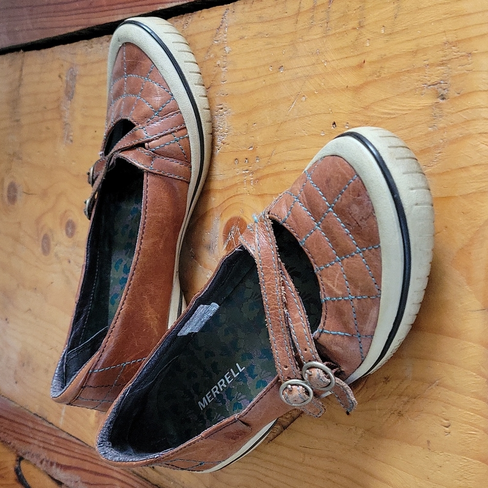 Merrell Zodiak Ginger brown Mary Jane shoes sz 6.5